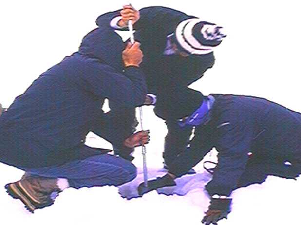 ボーリングの様子