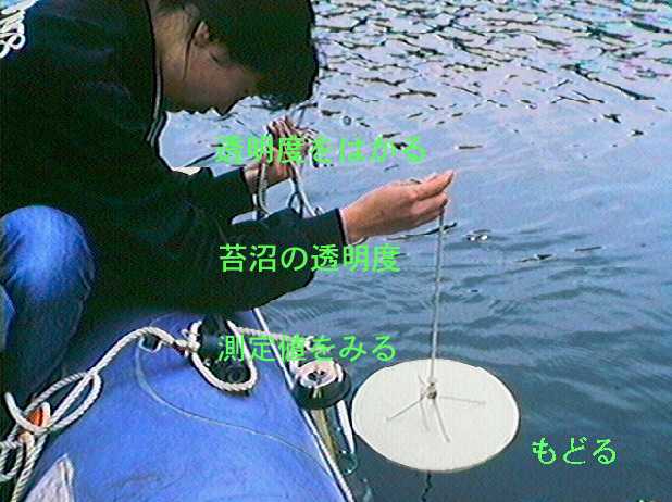 透明度のメニュー